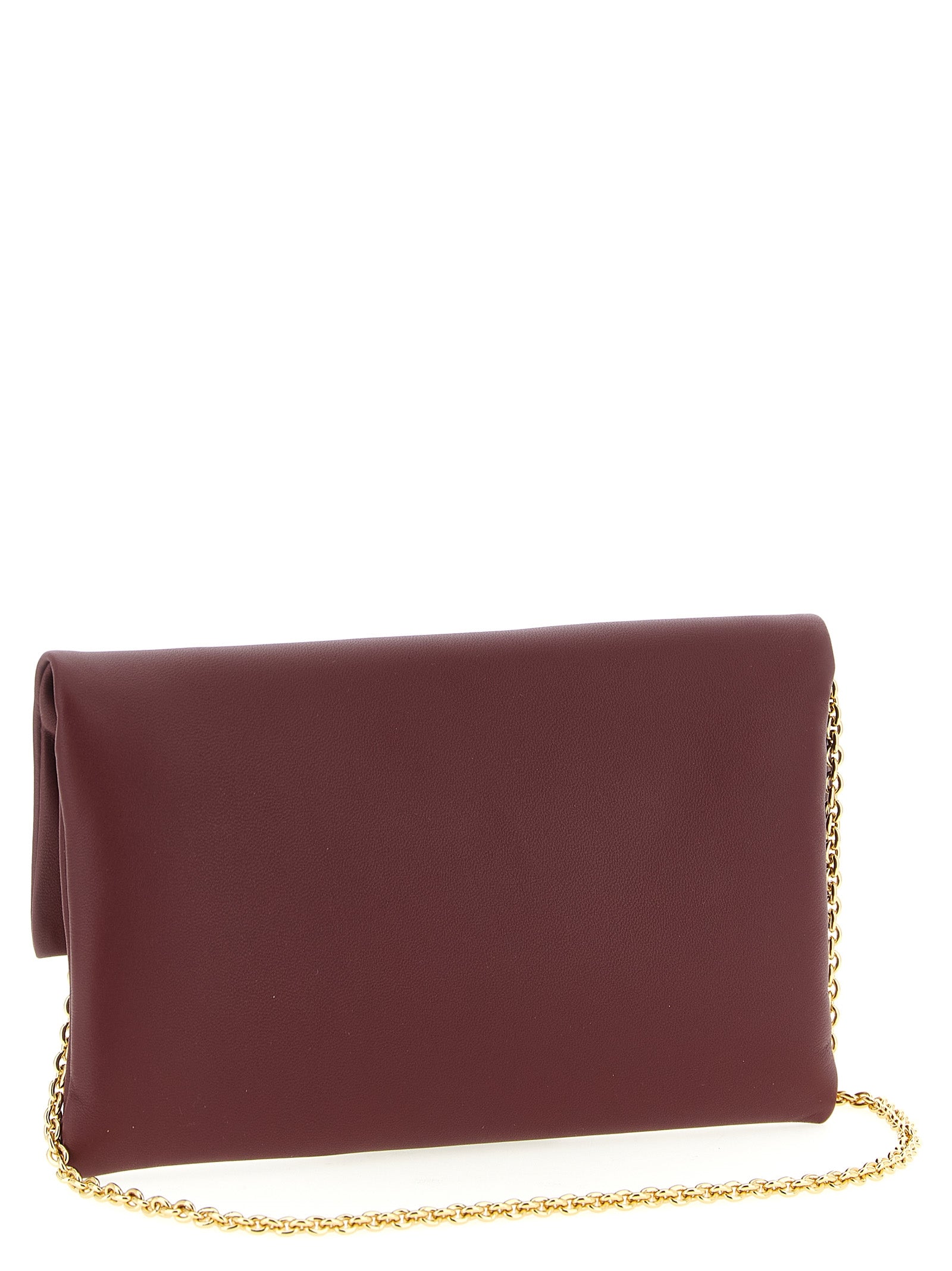 Fendi Mamma Baguette Pouch Bordeaux