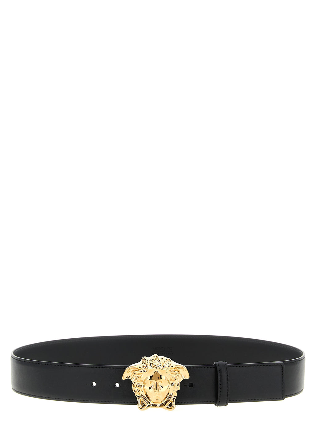Versace Medusa Leather Belt Black