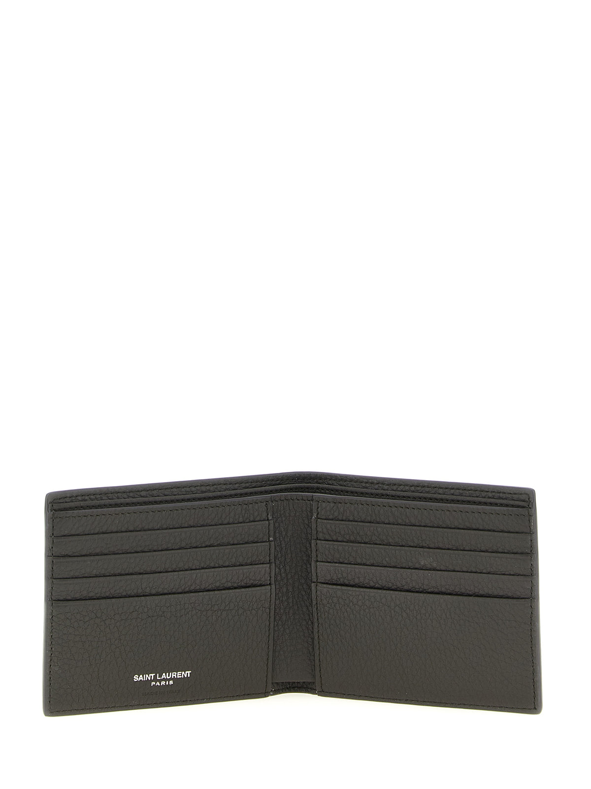 Saint Laurent Tiny Cassandre East/West Wallet Toasted Brown