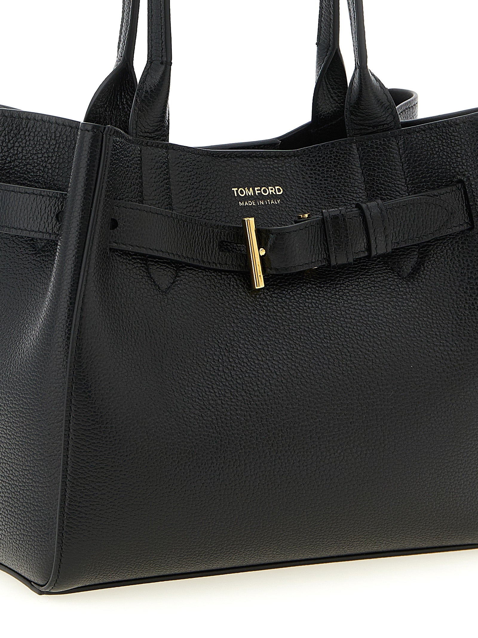 Tom Ford Audrey Leather Handbag Black