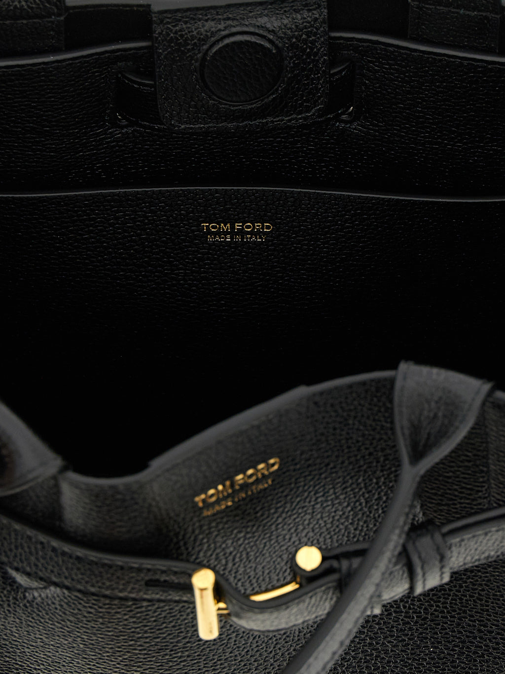 Tom Ford Audrey Leather Handbag Black
