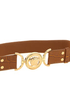Versace Medusa '95 Leather Belt Cognac