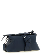 Fendi By The Way Soft Selleria Medium Reversible Handbag Blue Tobacco