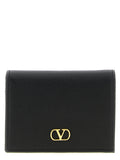 Valentino Garavani Black Leather VLogo Wallet