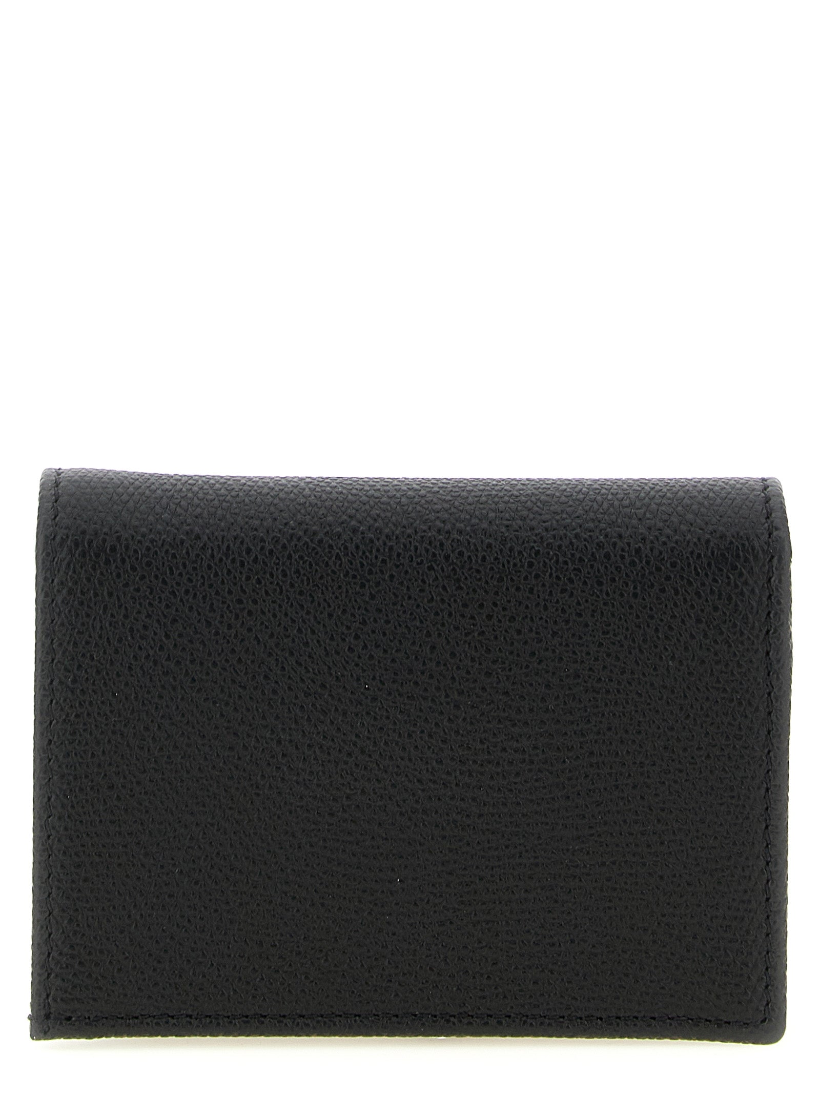 Valentino Garavani Black Leather VLogo Wallet