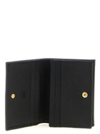 Valentino Garavani Black Leather VLogo Wallet