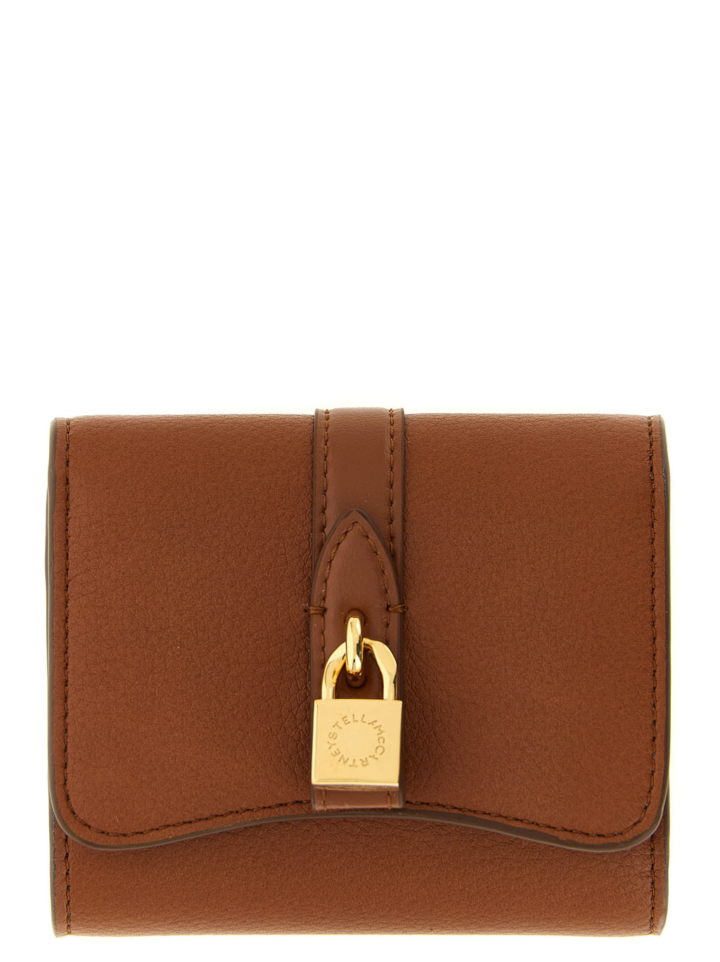 Stella McCartney Ryder Tri-Fold Wallet Brandy