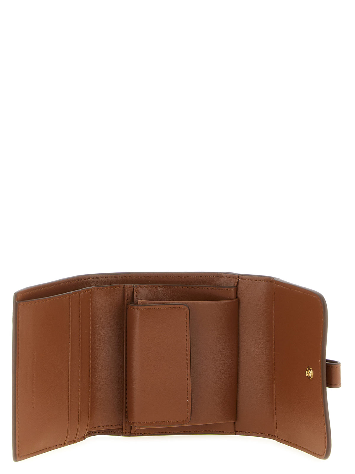 Stella McCartney Ryder Tri-Fold Wallet Brandy