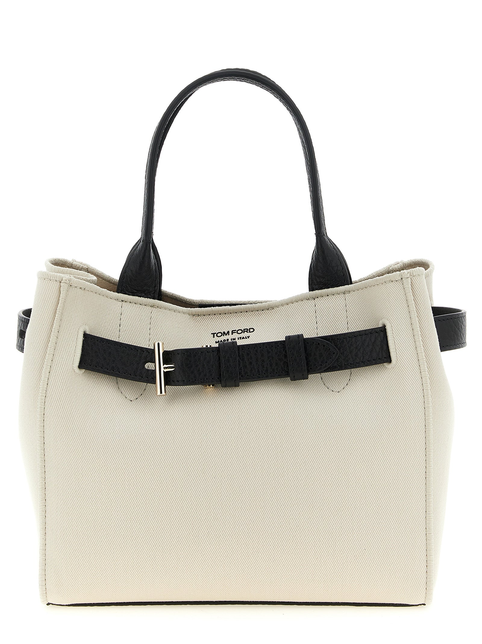 Tom Ford Audrey Shopping Bag Ivory & Black