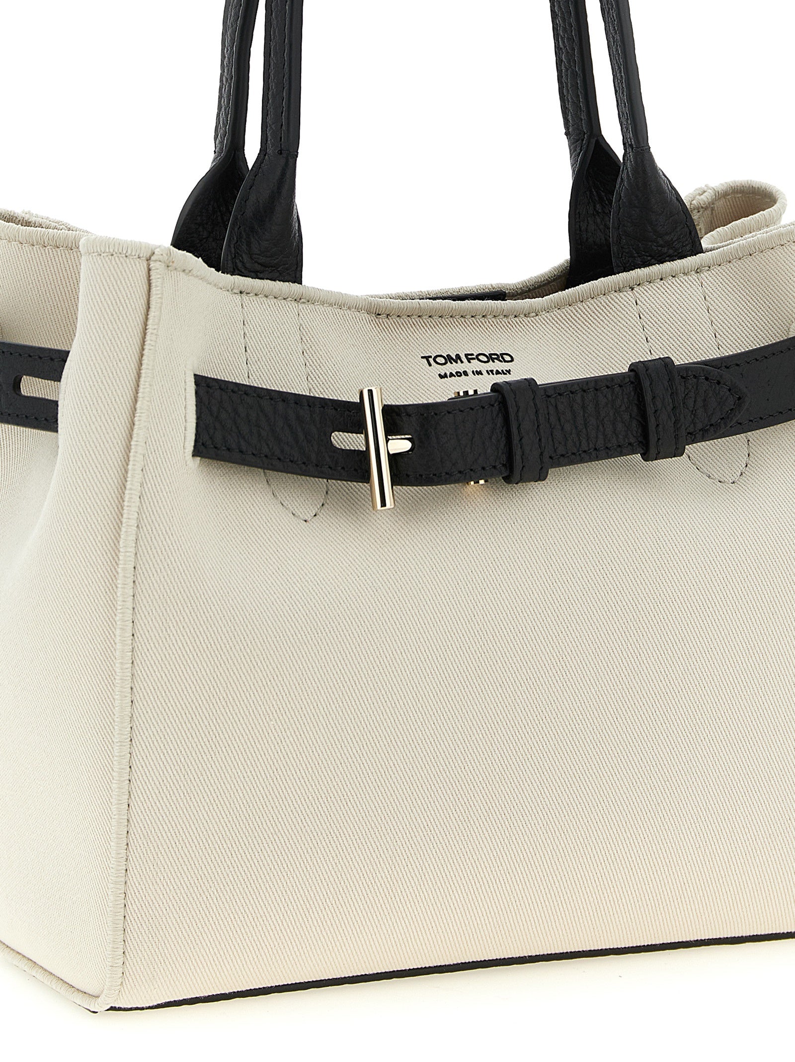 Tom Ford Audrey Shopping Bag Ivory & Black