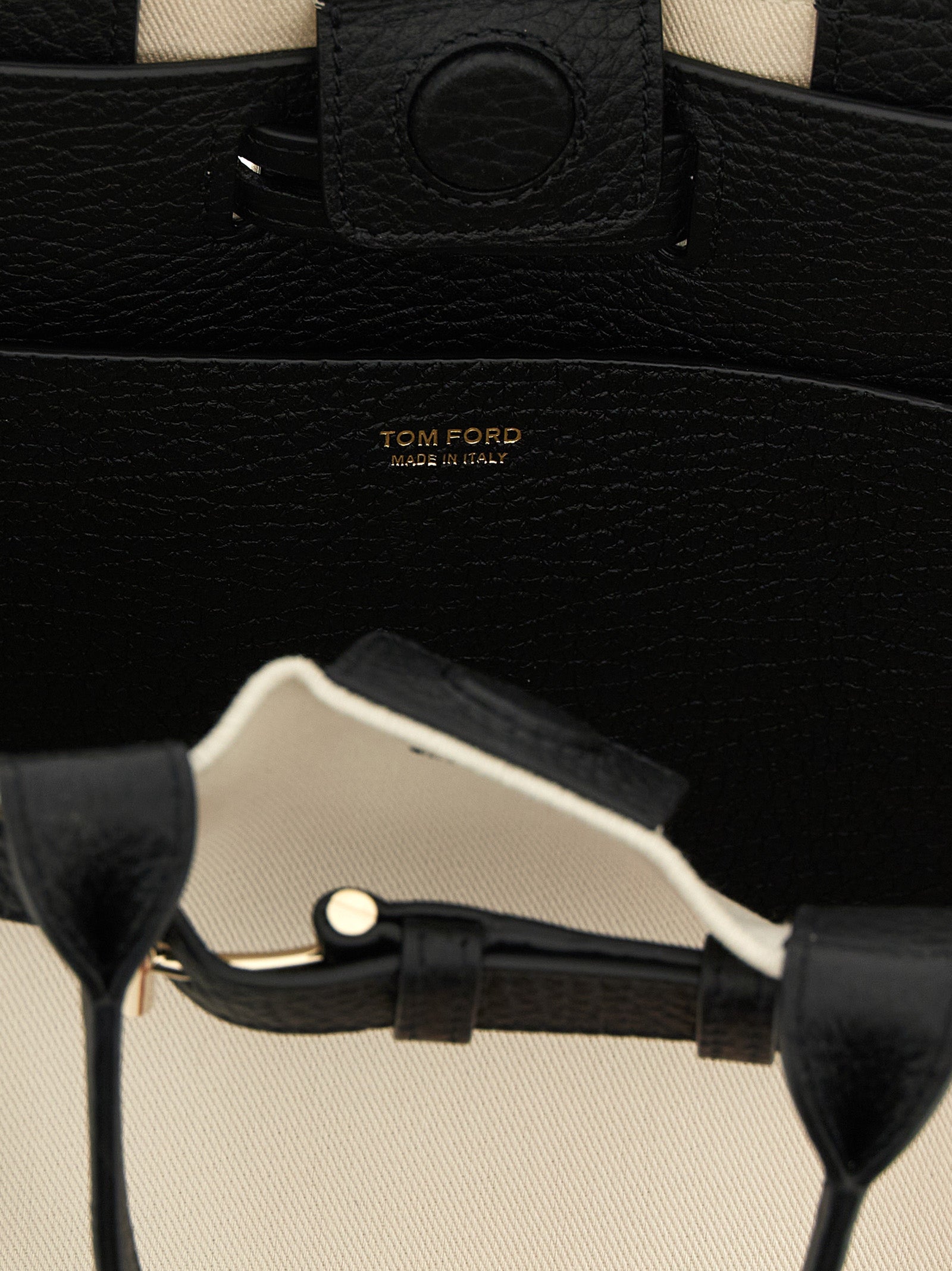 Tom Ford Audrey Shopping Bag Ivory & Black