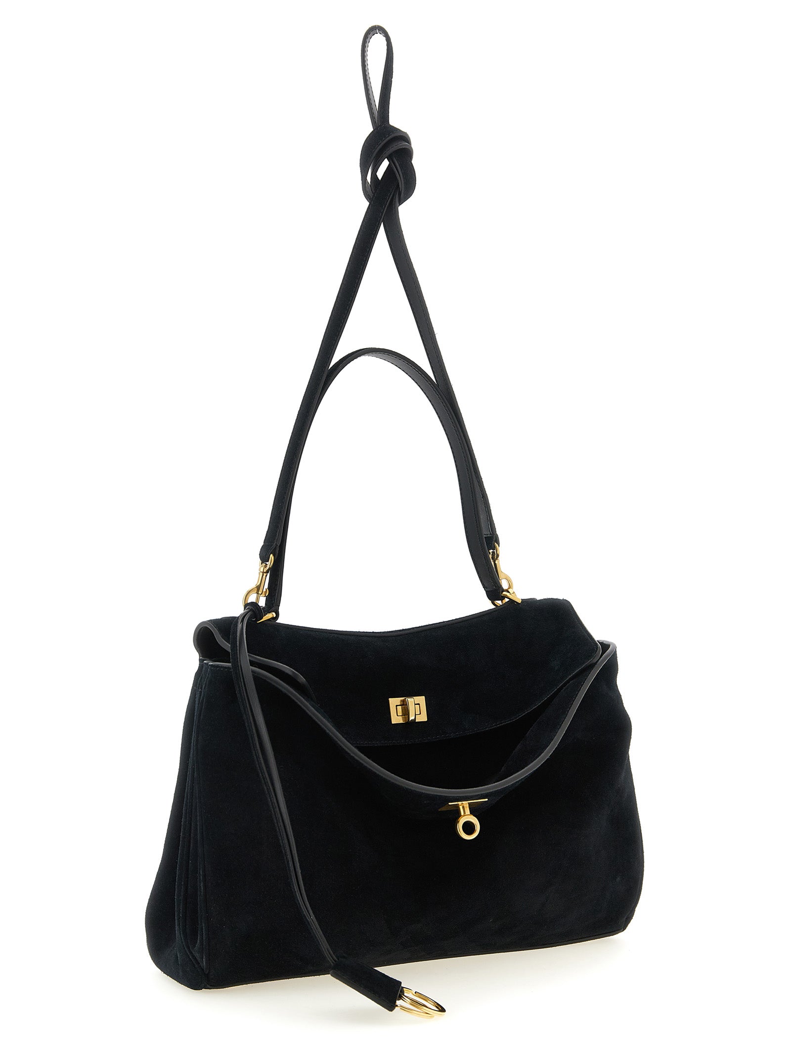 Balenciaga Rodeo Handbag Black