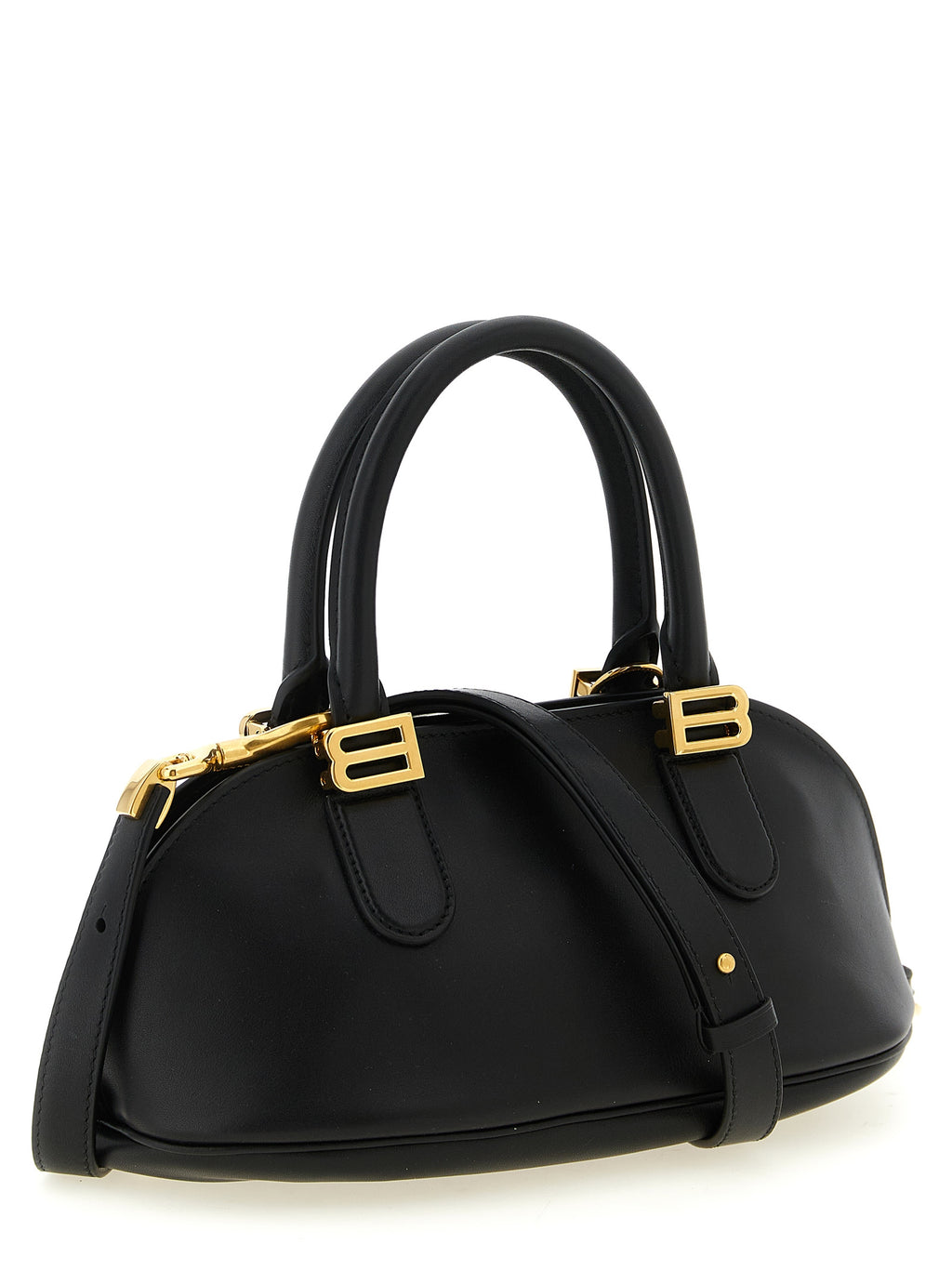 Balenciaga Bolero Mini Black Leather Handbag