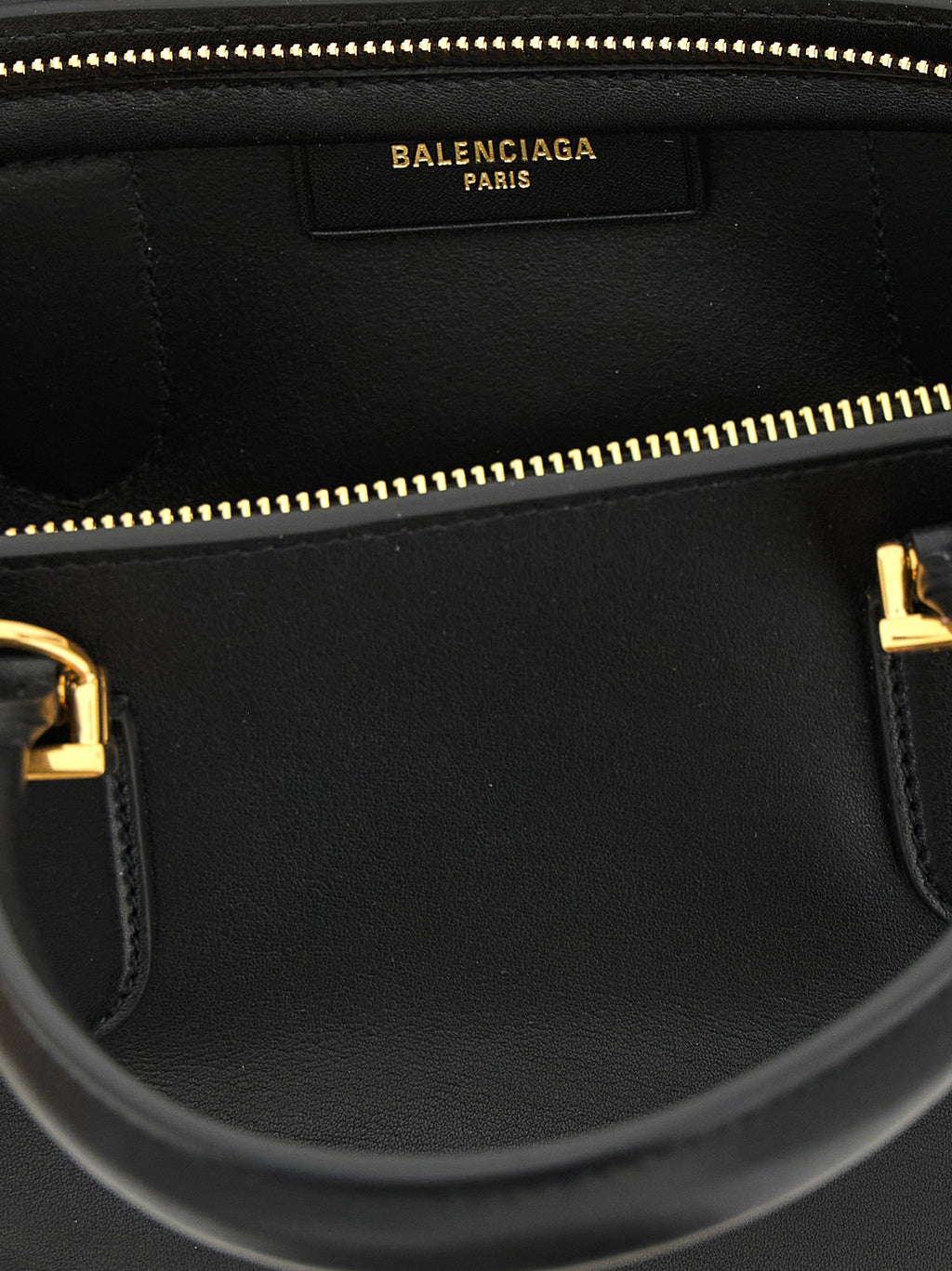 Balenciaga Bolero Mini Black Leather Handbag