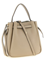 Tory Burch Romy Small Bucket Bag Beige