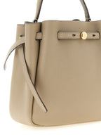 Tory Burch Romy Small Bucket Bag Beige