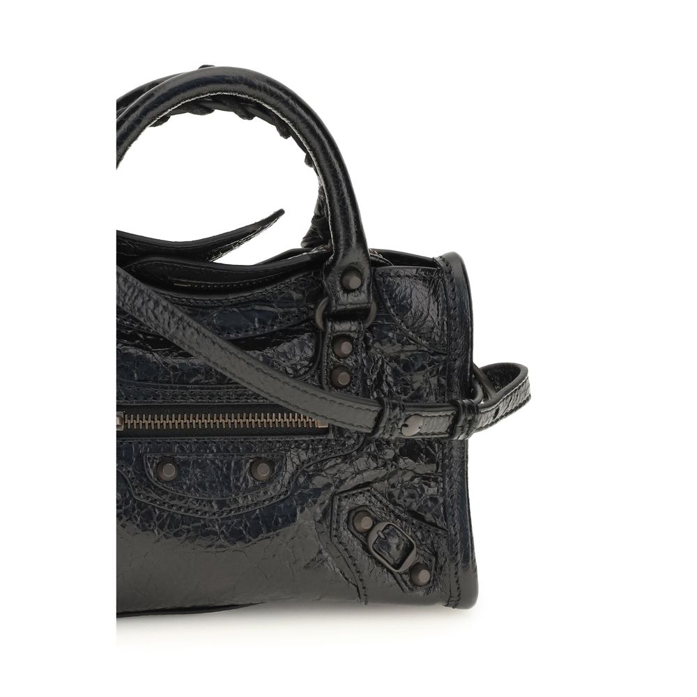 Balenciaga Le City Nano Black Leather Handbag