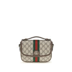 Gucci Ophidia Small Top Handle Bag Beige Ebony