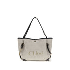 Chloé Clover Tote Bag Natural Beige