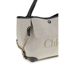 Chloé Clover Tote Bag Natural Beige