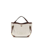 Chloé Clover Medium Tote Bag Beige