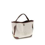 Chloé Clover Medium Tote Bag Beige