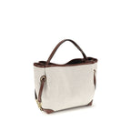 Chloé Clover Medium Tote Bag Beige