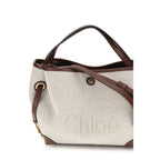 Chloé Clover Medium Tote Bag Beige