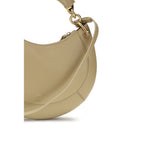 Chloé Marcie Beige Calf Leather Shoulder Bag