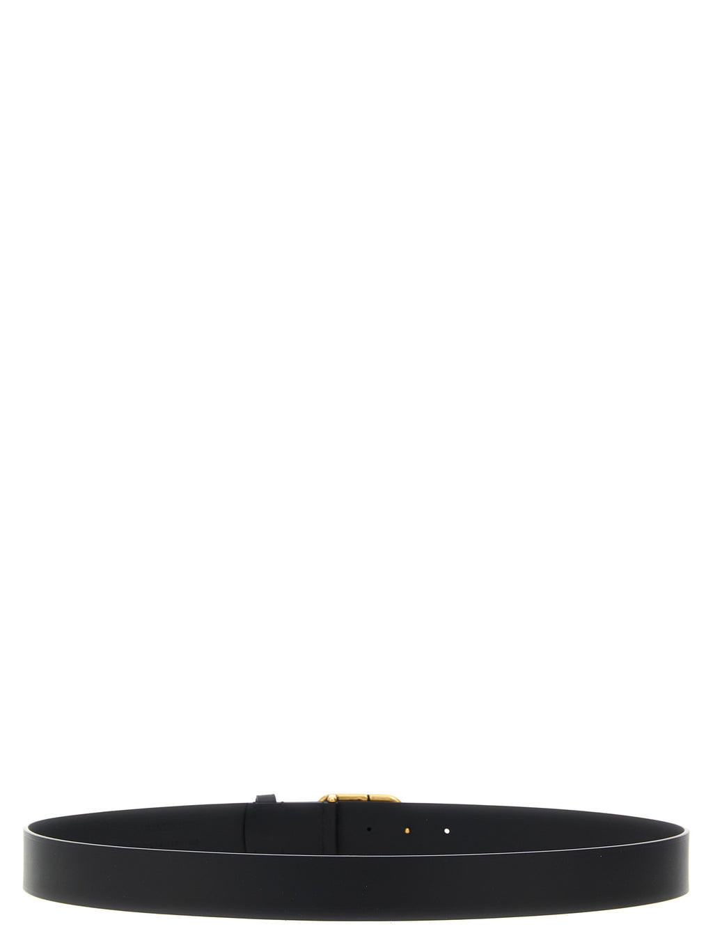 Balenciaga BB Leather Belt Black