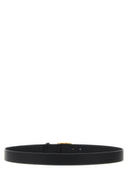 Balenciaga BB Leather Belt Black