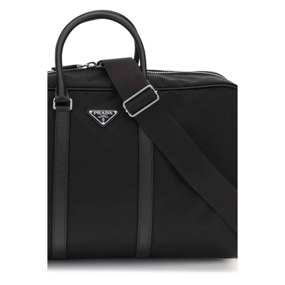 Prada Re-Nylon Travel Bag Black