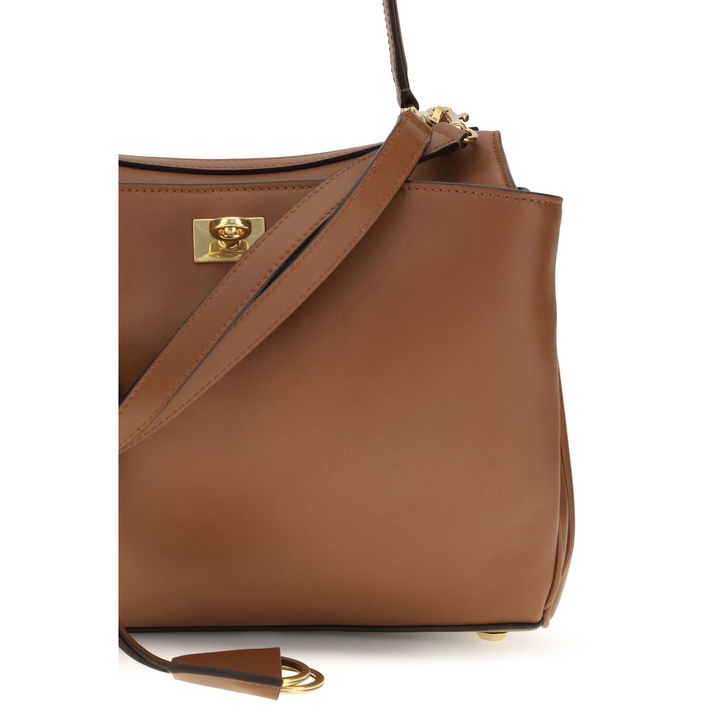 Balenciaga Rodeo Shoulder Bag Cognac