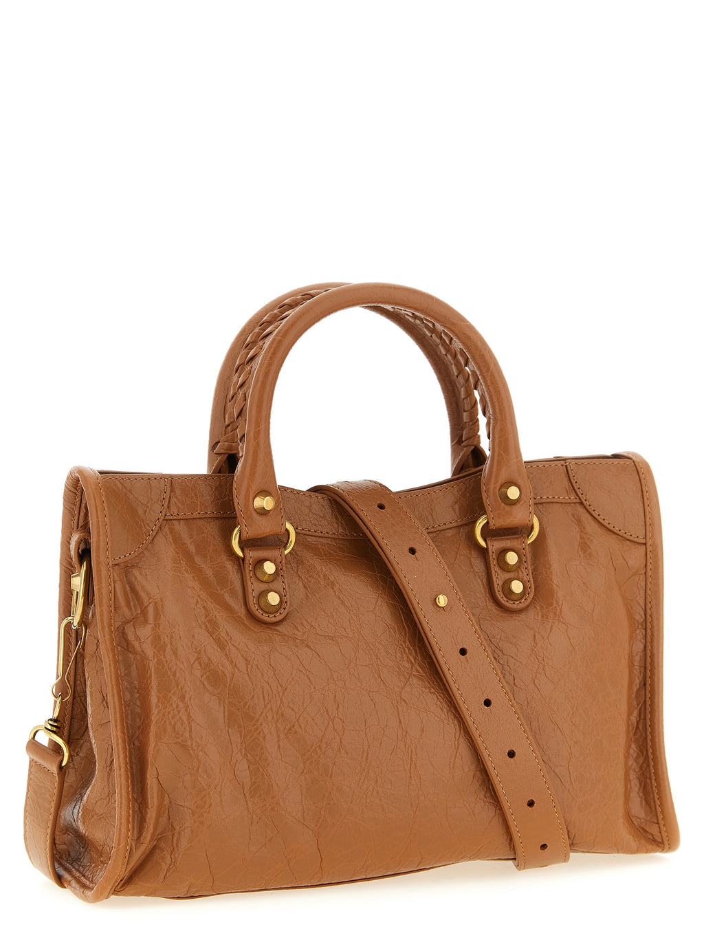 Balenciaga Le City S Handbag Cognac