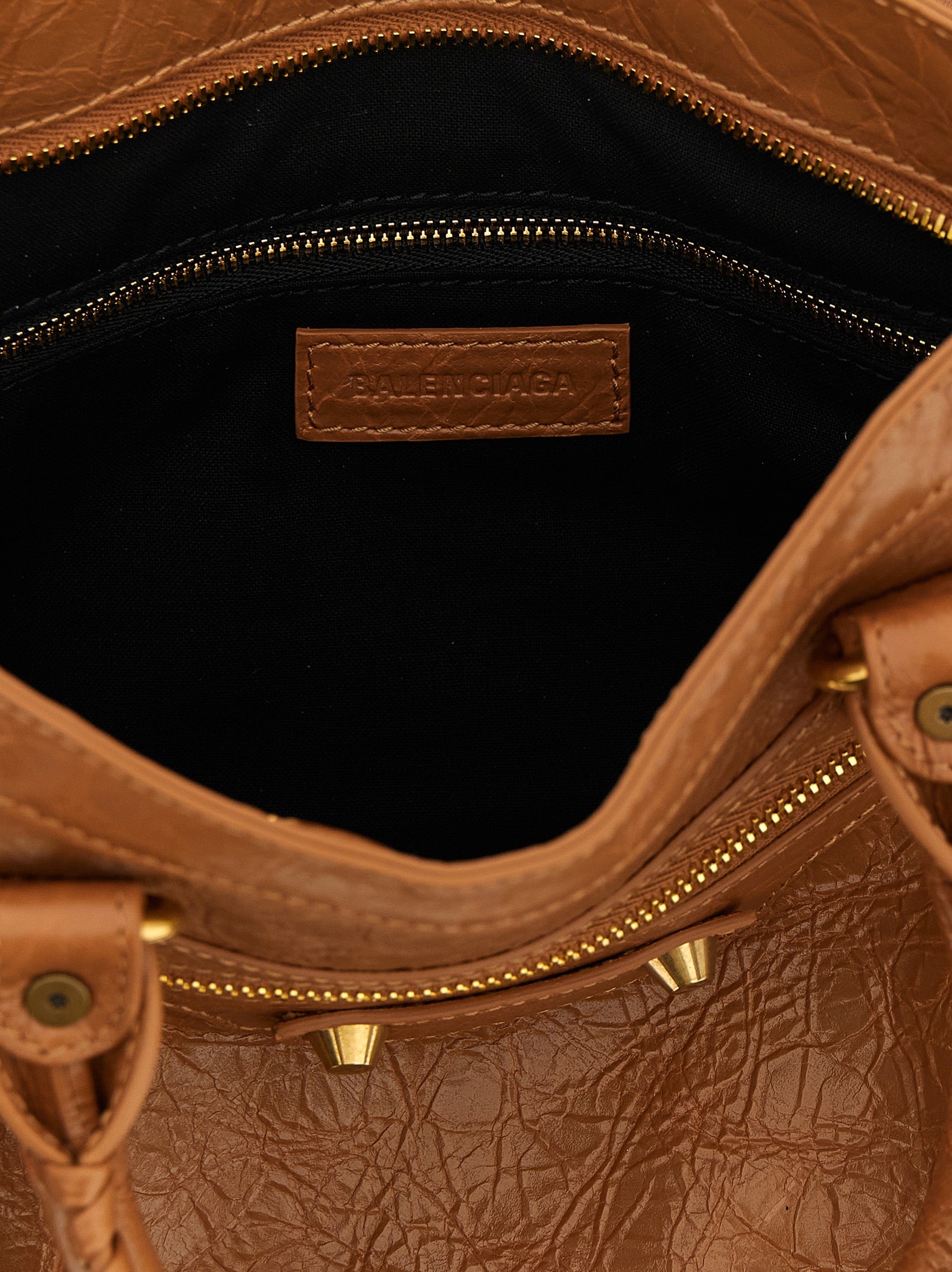 Balenciaga Le City S Handbag Cognac