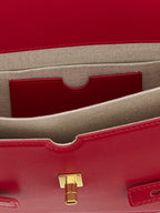 Balmain Fuchsia Calfskin Handbag