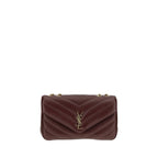 Saint Laurent LouLou Quilted Lambskin Shoulder Bag Bordeaux