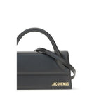 Jacquemus Black Calf Leather Bos Taurus Shoulder Bag