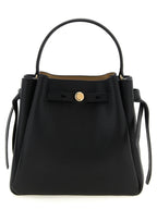Tory Burch Romy Black Leather Bucket Bag