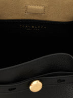 Tory Burch Romy Black Leather Bucket Bag