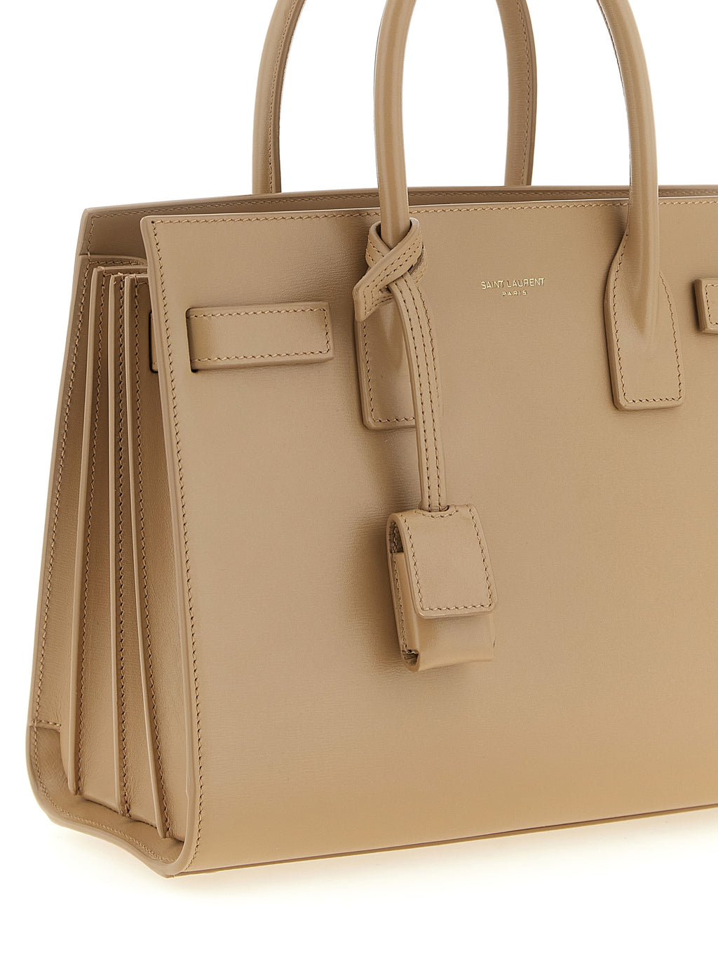 Saint Laurent Baby Sac De Jour Handbag Beige