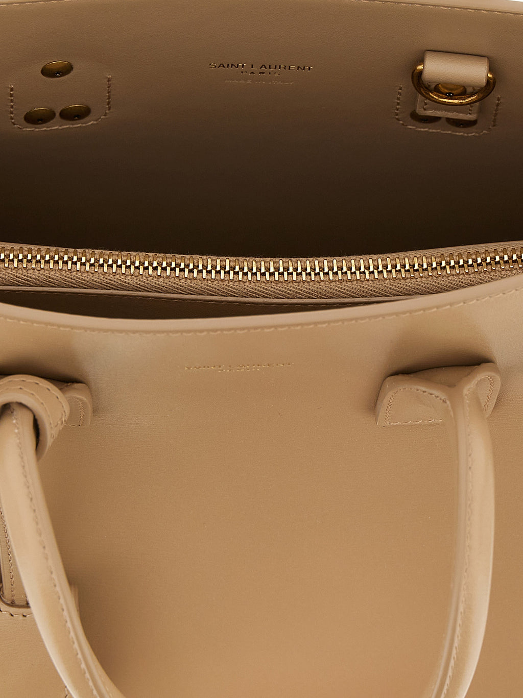 Saint Laurent Baby Sac De Jour Handbag Beige