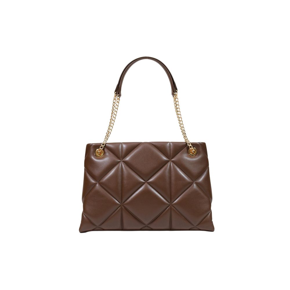Love Moschino Large Brown Quilted Chain Tote Bag