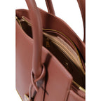Love Moschino Large Brown Top Handle Bag