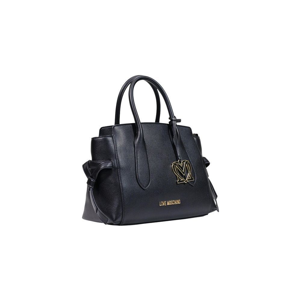 Love Moschino Large Black Top Handle Bag