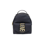 Love Moschino Black Logo Backpack