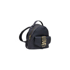 Love Moschino Black Logo Backpack
