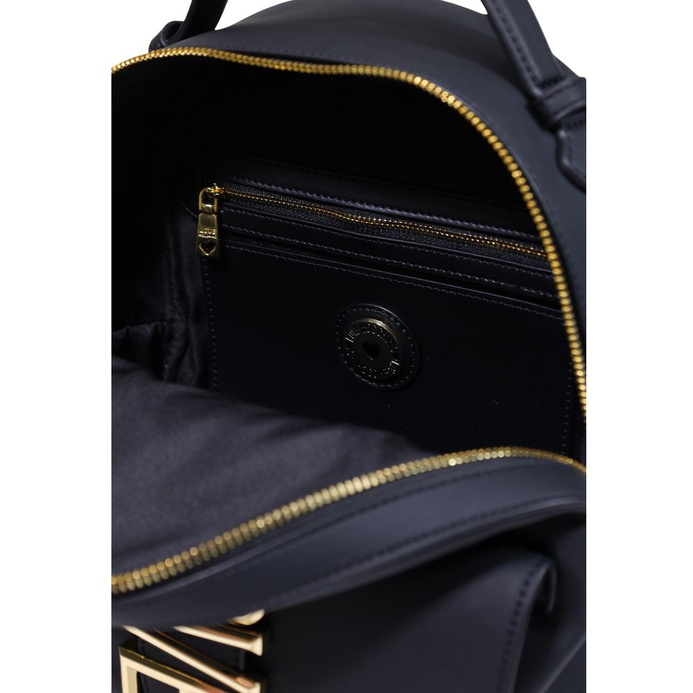 Love Moschino Black Logo Backpack