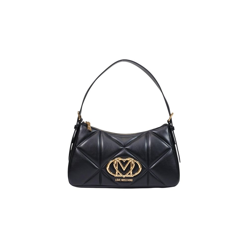 Love Moschino Small Black Quilted Shoulder Bag