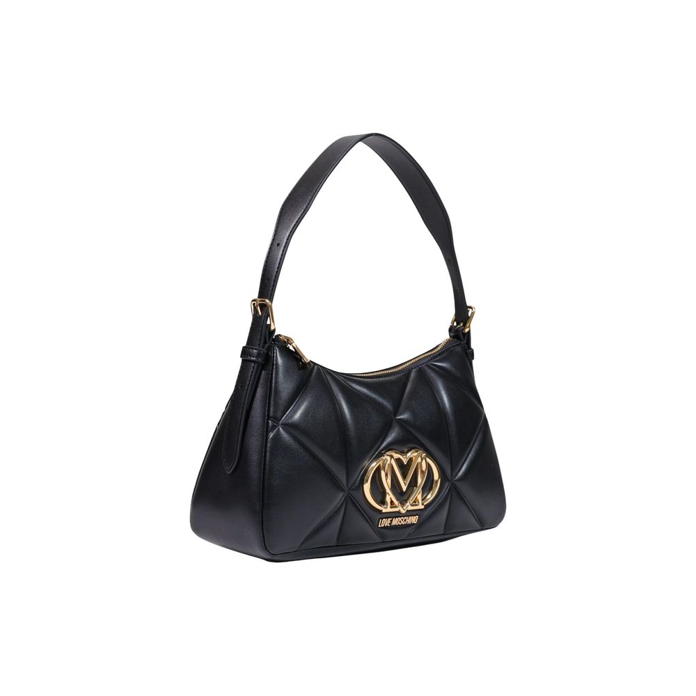Love Moschino Small Black Quilted Shoulder Bag